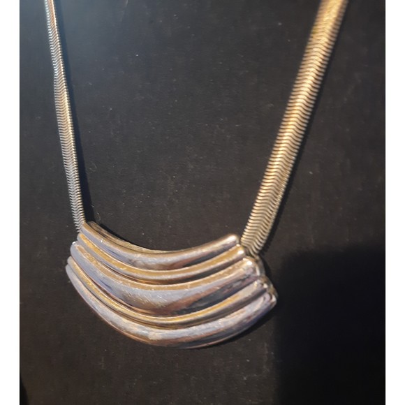 Napier Vintage Necklace with Silver Tone Slider - Picture 2 of 9